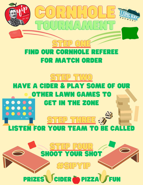 AUGUST 30: Cornhole Tournament