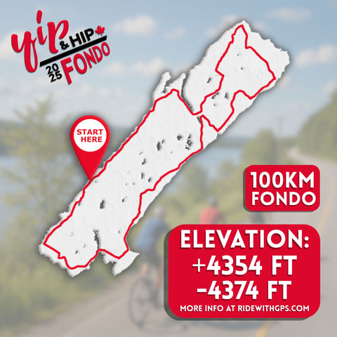 JUNE 30: Yip Fondo 2025 - 100km Admission