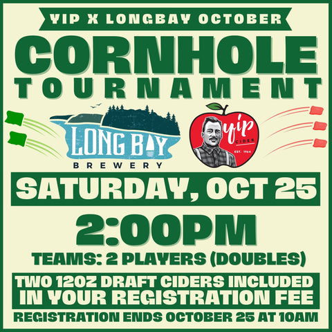 OCTOBER 25: Cornhole Tournament
