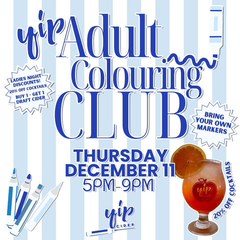 DECEMBER 11: Adult Colouring Club
