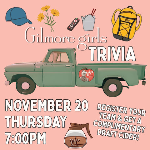 NOVEMBER 20: Gilmore Girls Trivia Night