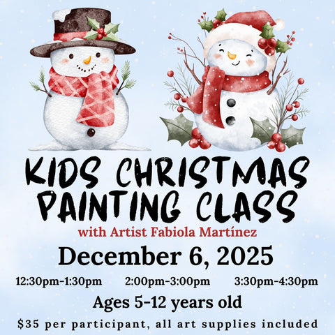 DECEMBER 6: Christmas Painting Class