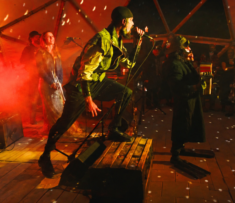 The Kingston Collective Halloween Concert, Saturday, October 31, from 7:00pm to 9:00pm inside the Yip Dome.