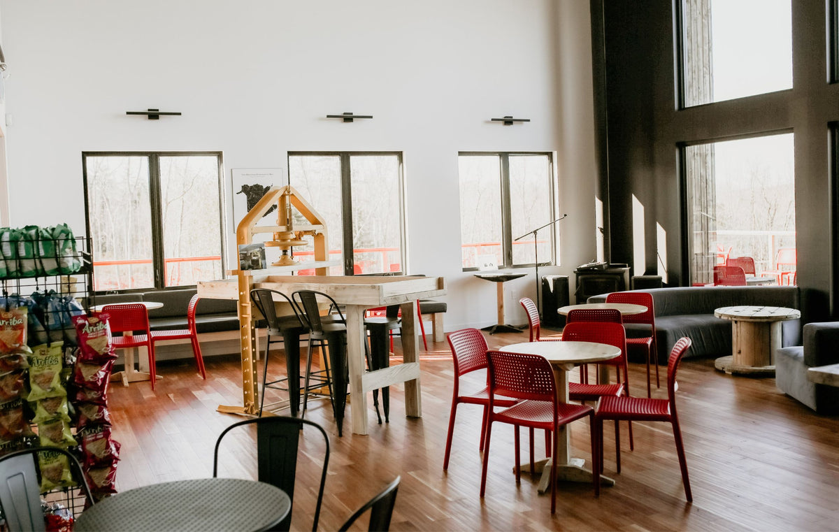 Inside the Yip Cider taproom