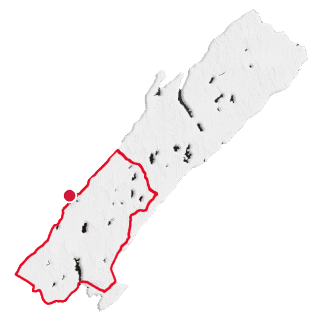 Route map of the Kingston Peninsula